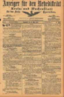Anzeiger für den Netzedistrikt Kreis- und Wochenblatt für den Kreis Czarnikau 1903.05.23 Jg.51 Nr61