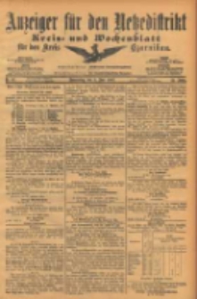 Anzeiger für den Netzedistrikt Kreis- und Wochenblatt für den Kreis Czarnikau 1903.06.04 Jg.51 Nr65