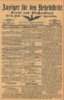 Anzeiger für den Netzedistrikt Kreis- und Wochenblatt für den Kreis Czarnikau 1903.06.09 Jg.51 Nr67