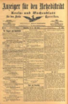Anzeiger für den Netzedistrikt Kreis- und Wochenblatt für den Kreis Czarnikau 1903.07.23 Jg.51 Nr86