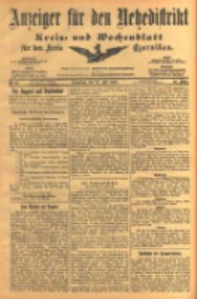 Anzeiger für den Netzedistrikt Kreis- und Wochenblatt für den Kreis Czarnikau 1903.07.25 Jg.51 Nr87