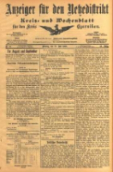 Anzeiger für den Netzedistrikt Kreis- und Wochenblatt für den Kreis Czarnikau 1903.07.28 Jg.51 Nr88