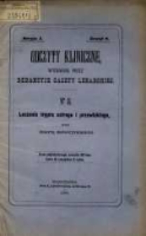 Leczenie trypra ostrego i przewlekłego / przez Żegotę Krówczyńskiego.