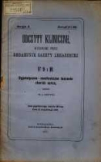 Dyjetetyczno-mechaniczne leczenie chorób serca / napisał M. J. Oertel.