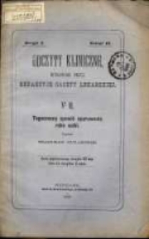 Tegoczesny sposób operowania raka sutki / napisał Władysław Matlakowski.