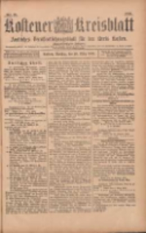 Kostener Kreisblatt: amtliches Veröffentlichungsblatt für den Kreis Kosten 1903.03.10 Jg.38 Nr20