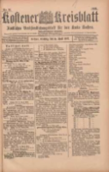 Kostener Kreisblatt: amtliches Veröffentlichungsblatt für den Kreis Kosten 1903.04.21 Jg.38 Nr32