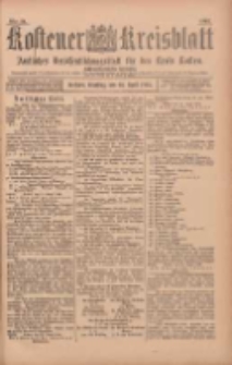 Kostener Kreisblatt: amtliches Veröffentlichungsblatt für den Kreis Kosten 1903.04.28 Jg.38 Nr34