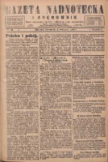 Gazeta Nadnotecka i Orędownik: pismo poświęcone sprawie polskiej na ziemi nadnoteckiej 1928.09.13 R.8 Nr211