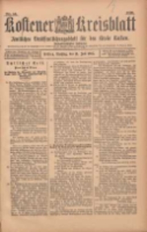 Kostener Kreisblatt: amtliches Ver&ouml;ffentlichungsblatt f&uuml;r den Kreis Kosten 1903.07.14 Jg.38 Nr56