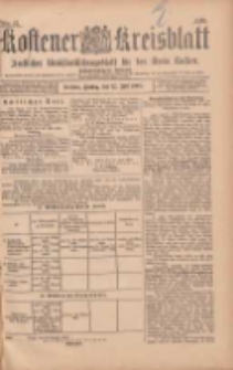 Kostener Kreisblatt: amtliches Ver&ouml;ffentlichungsblatt f&uuml;r den Kreis Kosten 1903.07.17 Jg.38 Nr57