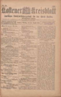 Kostener Kreisblatt: amtliches Ver&ouml;ffentlichungsblatt f&uuml;r den Kreis Kosten 1903.08.25 Jg.38 Nr68