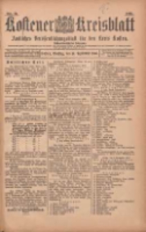Kostener Kreisblatt: amtliches Ver&ouml;ffentlichungsblatt f&uuml;r den Kreis Kosten 1903.09.15 Jg.38 Nr74