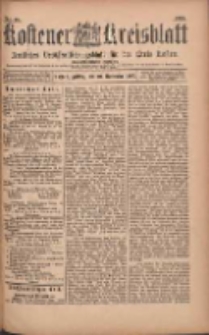 Kostener Kreisblatt: amtliches Ver&ouml;ffentlichungsblatt f&uuml;r den Kreis Kosten 1903.11.20 Jg.38 Nr93