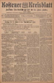Kostener Kreisblatt: amtliches Ver&ouml;ffentlichungsblatt f&uuml;r den Kreis Kosten 1905.01.24 Jg.40 Nr10