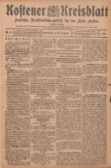Kostener Kreisblatt: amtliches Ver&ouml;ffentlichungsblatt f&uuml;r den Kreis Kosten 1905.02.25 Jg.40 Nr24