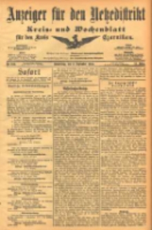 Anzeiger für den Netzedistrikt Kreis- und Wochenblatt für den Kreis Czarnikau 1903.09.03 Jg.51 Nr104
