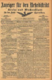 Anzeiger für den Netzedistrikt Kreis- und Wochenblatt für den Kreis Czarnikau 1903.09.24 Jg.51 Nr113