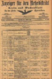 Anzeiger für den Netzedistrikt Kreis- und Wochenblatt für den Kreis Czarnikau 1903.10.08 Jg.51 Nr119
