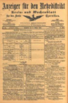 Anzeiger für den Netzedistrikt Kreis- und Wochenblatt für den Kreis Czarnikau 1903.10.10 Jg.51 Nr120