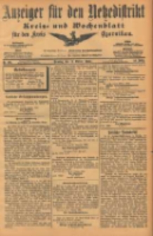 Anzeiger für den Netzedistrikt Kreis- und Wochenblatt für den Kreis Czarnikau 1903.10.13 Jg.51 Nr121