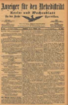 Anzeiger für den Netzedistrikt Kreis- und Wochenblatt für den Kreis Czarnikau 1903.10.17 Jg.51 Nr123