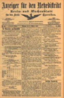 Anzeiger für den Netzedistrikt Kreis- und Wochenblatt für den Kreis Czarnikau 1903.10.27 Jg.51 Nr127