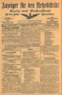 Anzeiger für den Netzedistrikt Kreis- und Wochenblatt für den Kreis Czarnikau 1903.10.31 Jg.51 Nr129