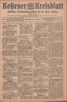 Kostener Kreisblatt: amtliches Ver&ouml;ffentlichungsblatt f&uuml;r den Kreis Kosten 1905.06.01 Jg.40 Nr65