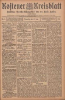 Kostener Kreisblatt: amtliches Ver&ouml;ffentlichungsblatt f&uuml;r den Kreis Kosten 1905.06.15 Jg.40 Nr71