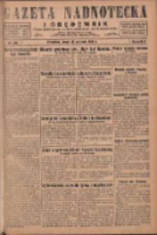Gazeta Nadnotecka i Orędownik: pismo poświęcone sprawie polskiej na ziemi nadnoteckiej 1928.12.12 R.8 Nr286