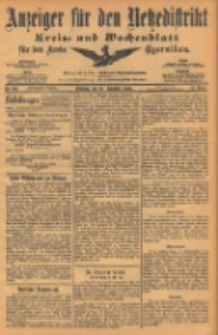 Anzeiger für den Netzedistrikt Kreis- und Wochenblatt für den Kreis Czarnikau 1903.11.10 Jg.51 Nr133
