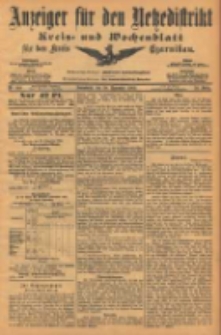 Anzeiger für den Netzedistrikt Kreis- und Wochenblatt für den Kreis Czarnikau 1903.11.28 Jg.51 Nr140