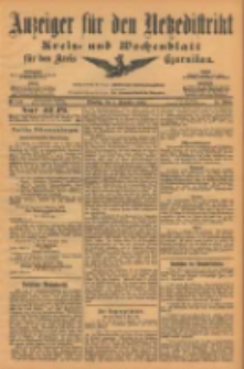 Anzeiger f&uuml;r den Netzedistrikt Kreis- und Wochenblatt f&uuml;r den Kreis Czarnikau 1903.12.01 Jg.51 Nr141
