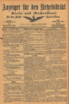 Anzeiger für den Netzedistrikt Kreis- und Wochenblatt für den Kreis Czarnikau 1903.12.10 Jg.51 Nr145