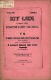 O istocie i leczeniu wiądu rdzenia kręgowego (tabes dorsualis) / przez A. Strümpell'a ; przeł. W. Janowski. O wczesnych objawach wiądu rdzenia kręgowego / przez Kahler'a ; przeł. W. Janowski.