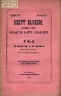 Promienica u człowieka (actinomycosis hominis) / podał Franciszek Kijewski.