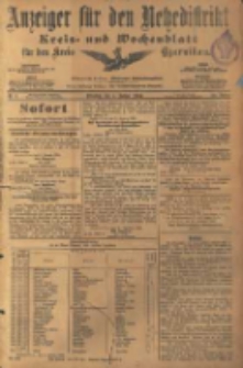 Anzeiger für den Netzedistrikt Kreis- und Wochenblatt für den Kreis Czarnikau 1904.01.05 Jg.52 Nr1