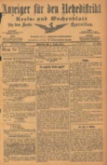 Anzeiger für den Netzedistrikt Kreis- und Wochenblatt für den Kreis Czarnikau 1904.01.07 Jg.52 Nr2