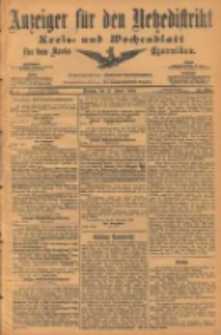 Anzeiger für den Netzedistrikt Kreis- und Wochenblatt für den Kreis Czarnikau 1904.01.12 Jg.52 Nr4