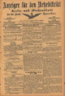 Anzeiger für den Netzedistrikt Kreis- und Wochenblatt für den Kreis Czarnikau 1904.01.14 Jg.52 Nr5
