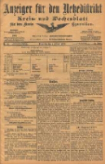 Anzeiger für den Netzedistrikt Kreis- und Wochenblatt für den Kreis Czarnikau 1904.02.04 Jg.52 Nr14
