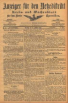 Anzeiger für den Netzedistrikt Kreis- und Wochenblatt für den Kreis Czarnikau 1904.02.16 Jg.52 Nr19
