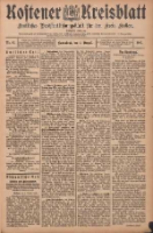 Kostener Kreisblatt: amtliches Ver&ouml;ffentlichungsblatt f&uuml;r den Kreis Kosten 1905.08.05 Jg.40 Nr93