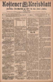 Kostener Kreisblatt: amtliches Ver&ouml;ffentlichungsblatt f&uuml;r den Kreis Kosten 1905.09.02 Jg.40 Nr105