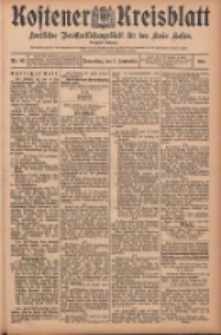 Kostener Kreisblatt: amtliches Ver&ouml;ffentlichungsblatt f&uuml;r den Kreis Kosten 1905.09.07 Jg.40 Nr107