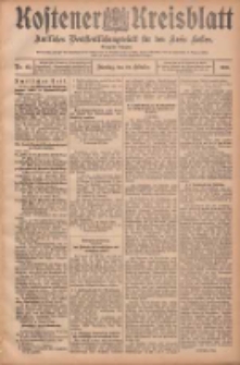 Kostener Kreisblatt: amtliches Veröffentlichungsblatt für den Kreis Kosten 1905.10.24 Jg.40 Nr127
