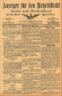 Anzeiger für den Netzedistrikt Kreis- und Wochenblatt für den Kreis Czarnikau 1904.03.10 Jg.52 Nr29