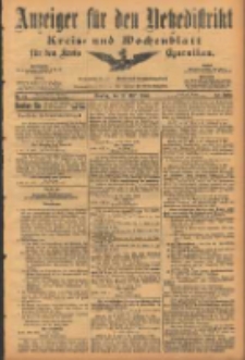 Anzeiger für den Netzedistrikt Kreis- und Wochenblatt für den Kreis Czarnikau 1904.03.22 Jg.52 Nr34
