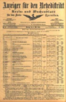 Anzeiger für den Netzedistrikt Kreis- und Wochenblatt für den Kreis Czarnikau 1904.05.03 Jg.52 Nr51